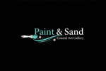 Paint & Sand Logo - Paintbrush Wave